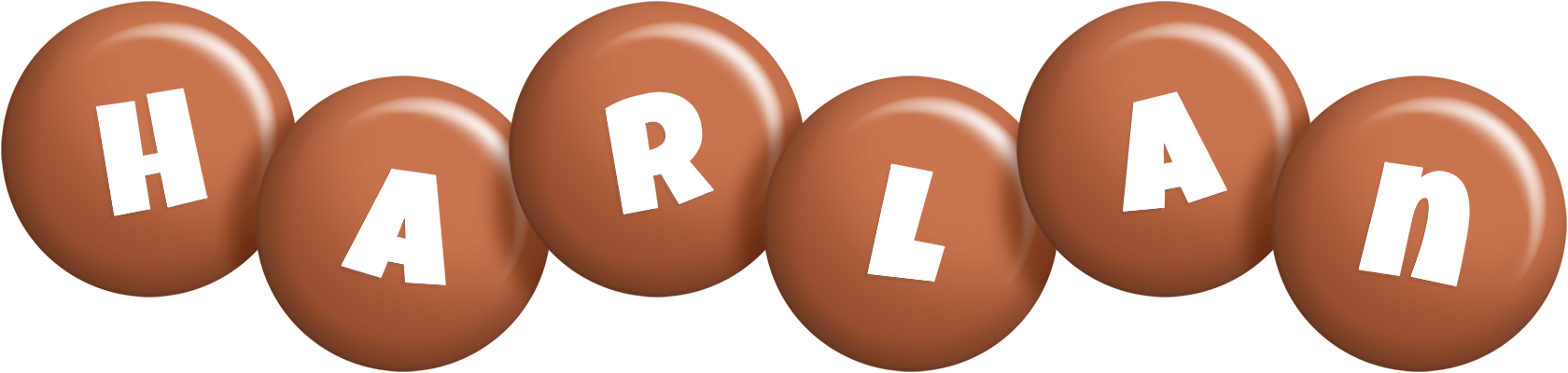 Harlan candy-brown logo
