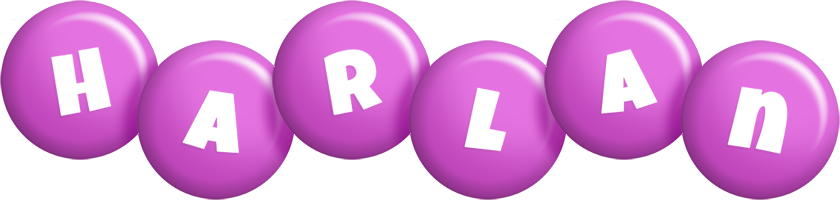 Harlan candy-purple logo