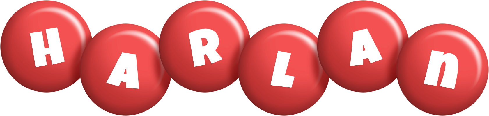Harlan candy-red logo