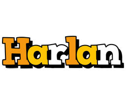 Harlan cartoon logo