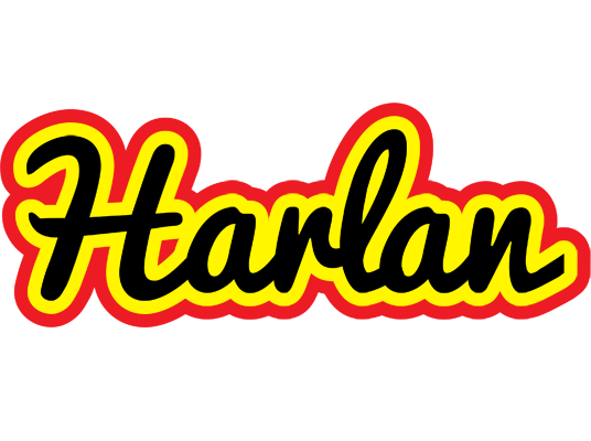 Harlan flaming logo