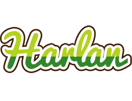 Harlan golfing logo