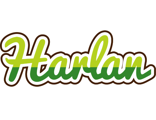 Harlan golfing logo