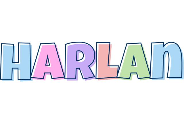 Harlan pastel logo