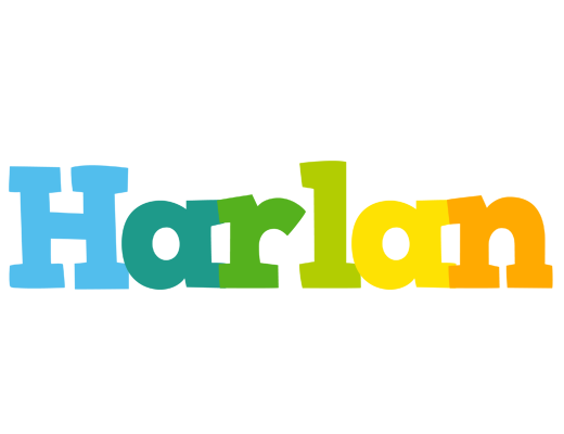 Harlan rainbows logo