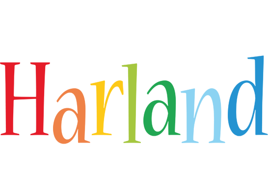 Harland birthday logo