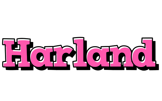 Harland girlish logo