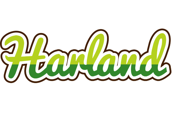 Harland golfing logo