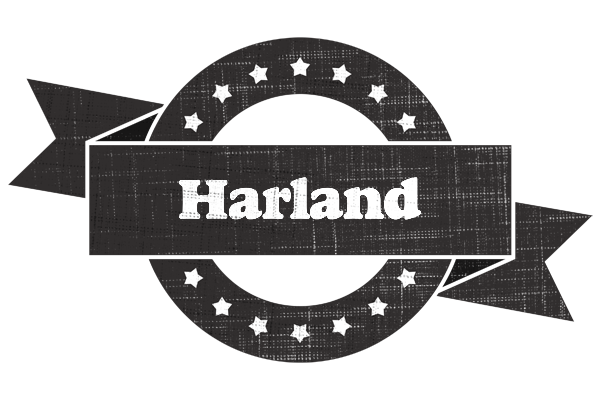 Harland grunge logo