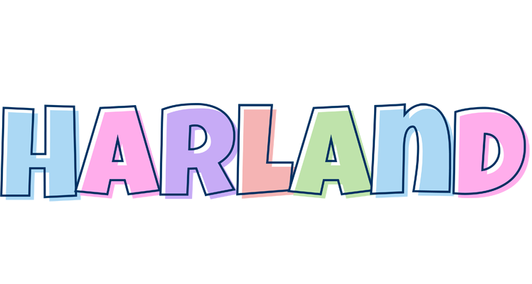 Harland pastel logo