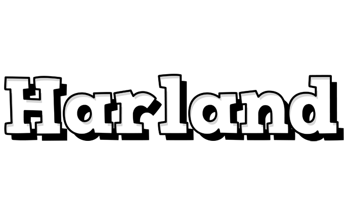 Harland snowing logo
