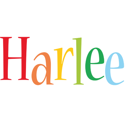 Harlee birthday logo