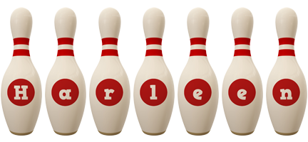 Harleen bowling-pin logo