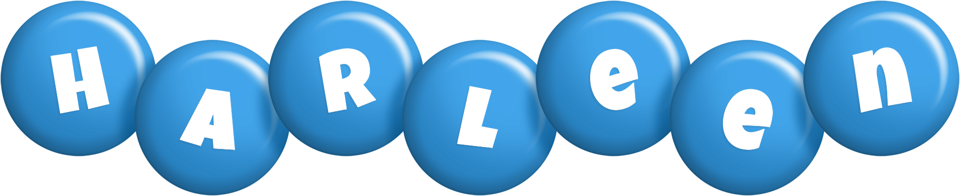 Harleen candy-blue logo