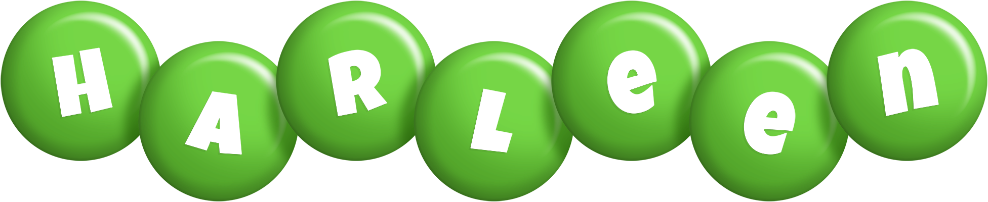 Harleen candy-green logo