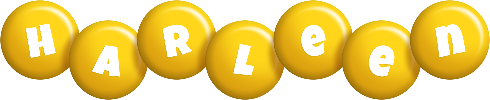 Harleen candy-yellow logo