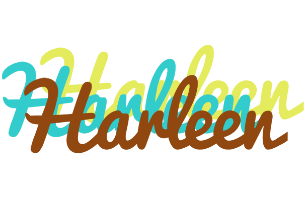 Harleen cupcake logo