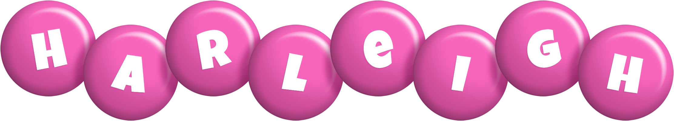 Harleigh candy-pink logo