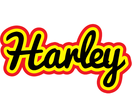 Harley flaming logo