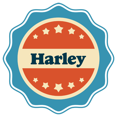 Harley labels logo
