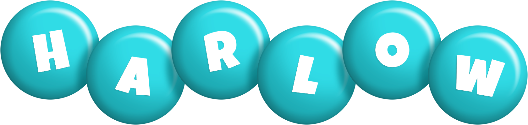 Harlow candy-azur logo