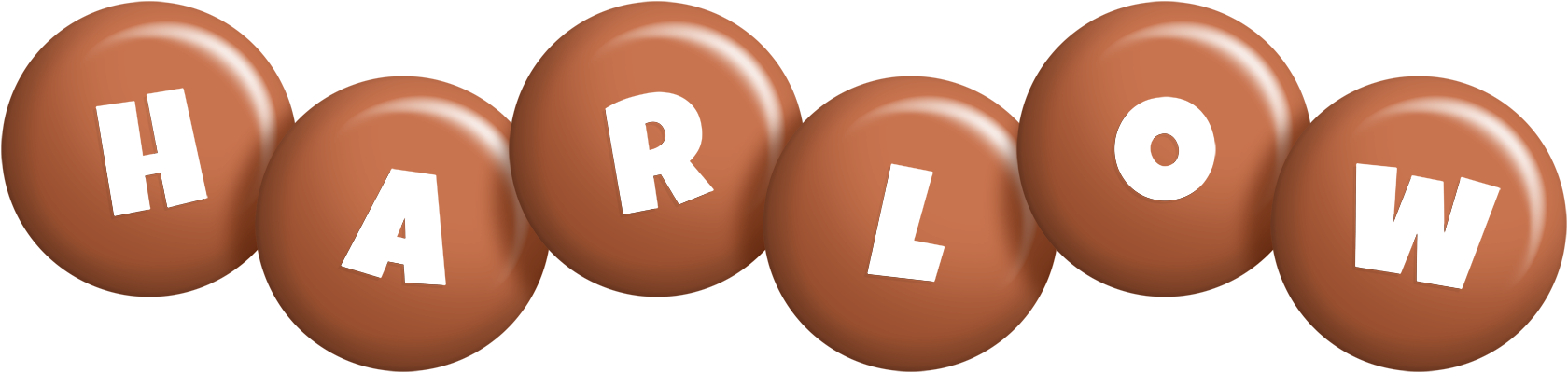 Harlow candy-brown logo