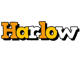 Harlow cartoon logo