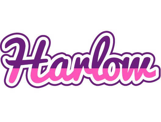 Harlow cheerful logo