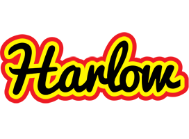 Harlow flaming logo