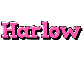 Harlow girlish logo