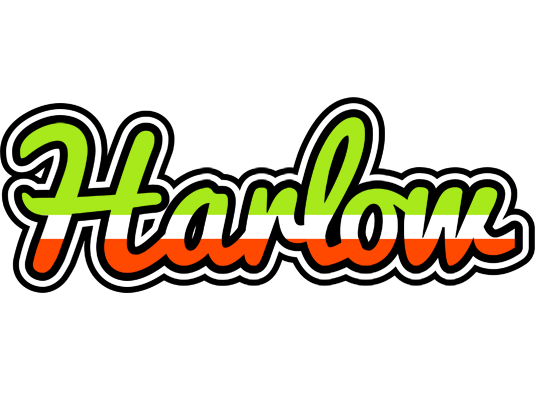 Harlow superfun logo