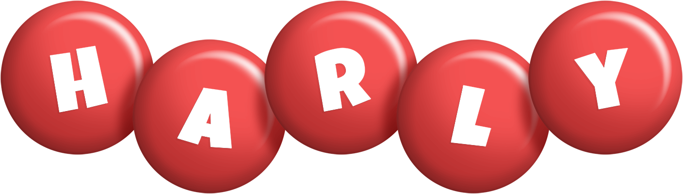 Harly candy-red logo