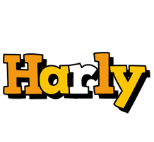 Harly cartoon logo