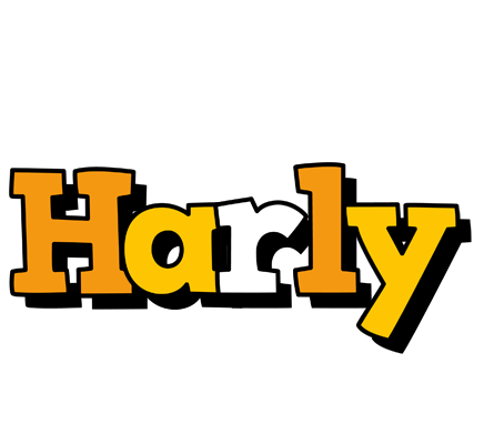 Harly cartoon logo
