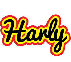 Harly flaming logo