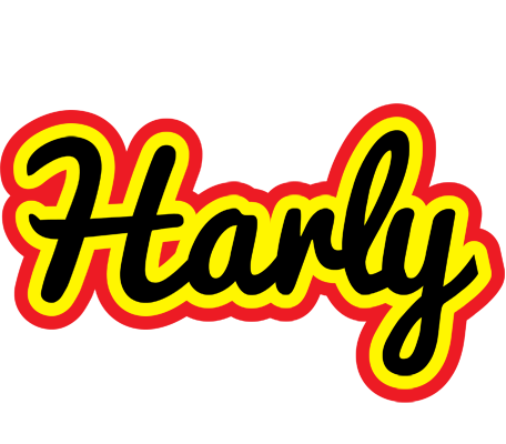 Harly flaming logo