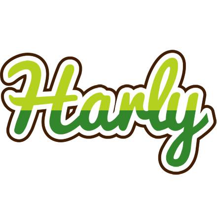 Harly golfing logo