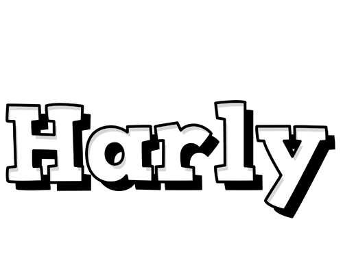 Harly snowing logo