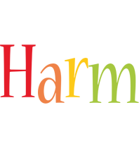 Harm birthday logo