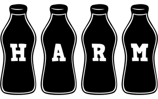 Harm bottle logo