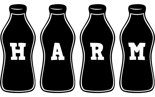 Harm bottle logo