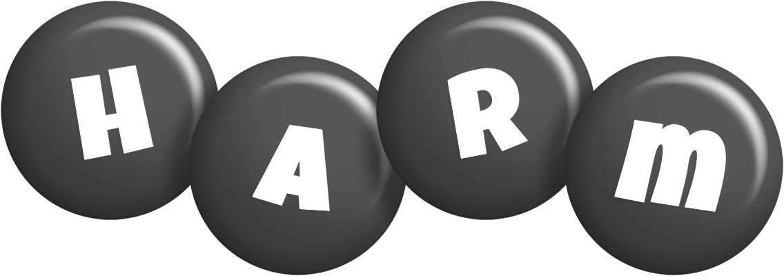 Harm candy-black logo