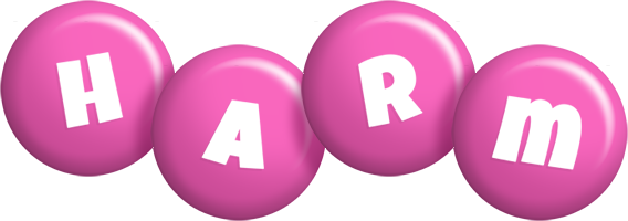 Harm candy-pink logo