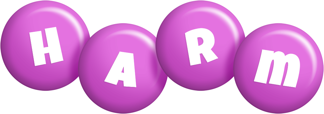 Harm candy-purple logo