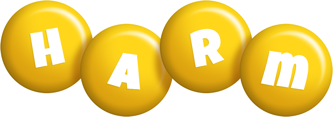 Harm candy-yellow logo