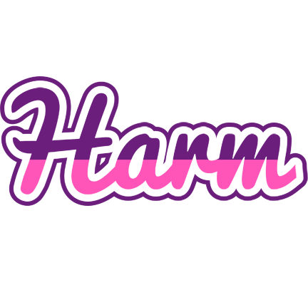 Harm cheerful logo