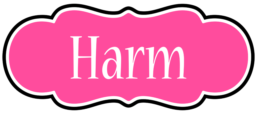 Harm invitation logo