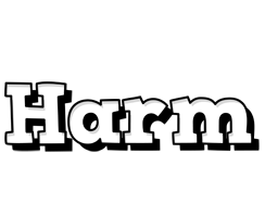 Harm snowing logo