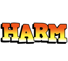 Harm sunset logo