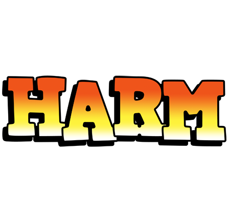 Harm sunset logo